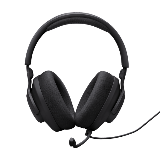 JBL Quantum 100M2 - Black - Wired over-ear gaming headset with detachable mic and mute option - Front image number null
